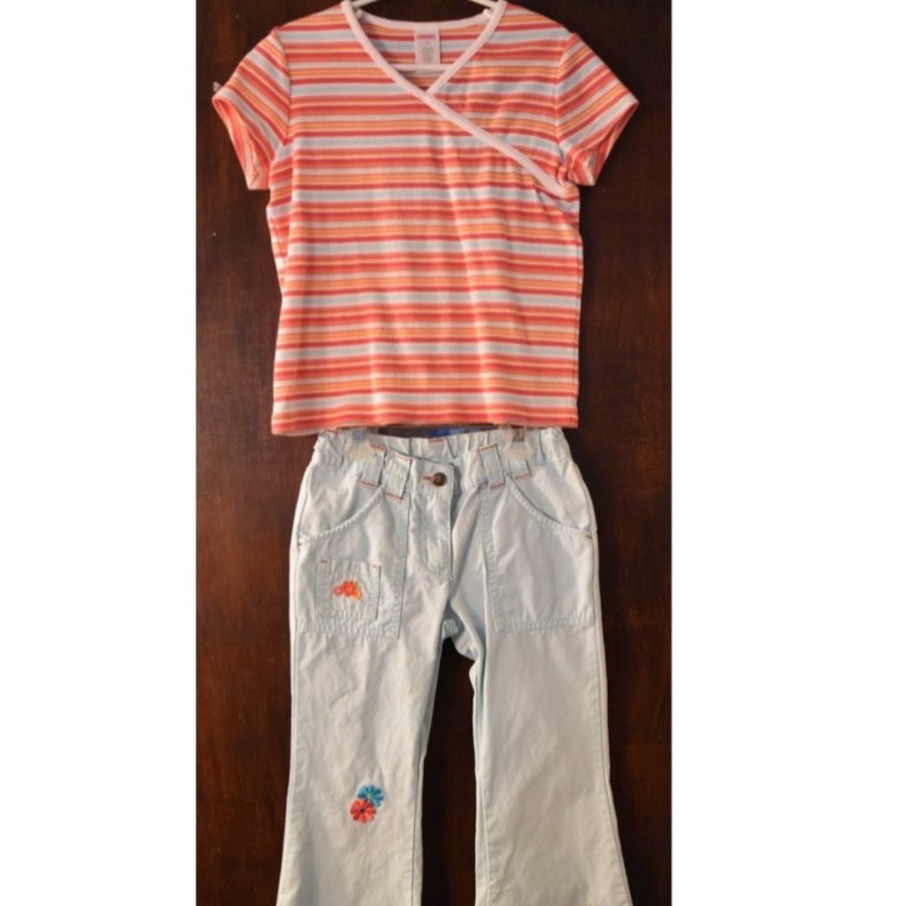 Gymboree- 2-piece shirt/pants, sizes 6 & 7